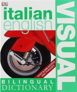 کتاب زبان ایتالیایی بیلینگوال ویژوال دیکشنری Bilingual visual dictionary Italian-English