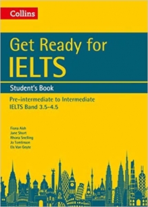 کتاب زبان کالینز گت ردی فور آیلتس Collins Get Ready for IELTS (SB+WB+CD)Band 3.5-4.5