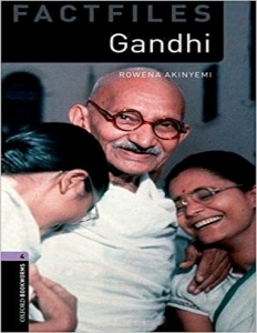 کتاب زبان آکسفورد بوک ورمرز 4: گاندی Oxford Bookworms 4: Gandhi