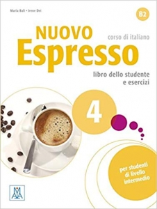 خرید کتاب نوو اسپرسو Nuovo Espresso 4 (Italian Edition): Libro Studente B2+DVD رنگی 