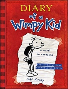 کتاب داستان انگلیسی ویمپی کید رمان کارتونی Diary Of A Wimpy Kid: a Novel In Cartoons