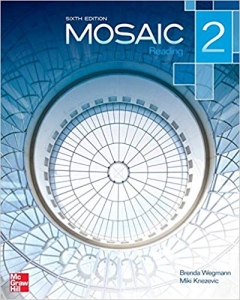 کتاب زبان Mosaic 2 reading 6th