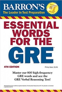 کتاب اسنشیال وردز فور جی ار ای Essential Words for The GRE 4th