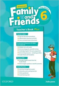 کتاب معلم فمیلی اند فرندز American Family and Friends 6 (2nd) Teachers book+CD 