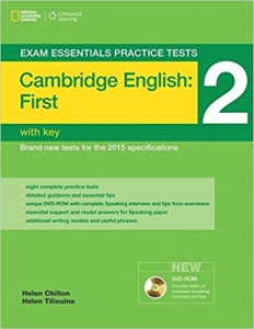 کتاب اگزم اسنشیال Exam Essentials Practice Tests First (FCE) 2+DVD