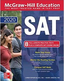 کتاب زبان مک گرو هیل ادجوکیشن ست پیپربک 2020McGraw Hill Education SAT 2020 Paperback