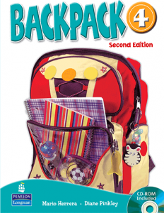 کتاب زبان کودکان بک پک  Backpack 4+CD با تخفیف 50% به همراه کتاب دانش آموز و کتاب کار