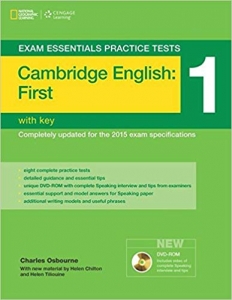 کتاب اگزم اسنشیال Exam Essentials Practice Tests First (FCE) 1+DVD