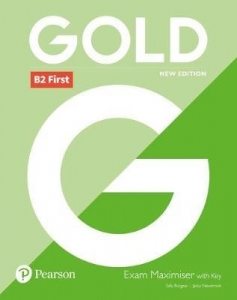 کتاب گلد بی دو فرست جدید Gold B2 First Coursebook  Maximiser with Key