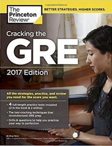 کتاب کرکینگ جی ار ای Cracking the GRE with 4 Practice Tests 2017