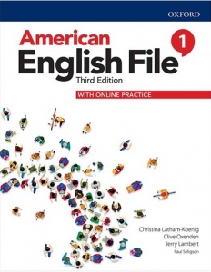 امریکن انگلیش فایل 1 ویرایش سوم American English File 3rd 1 (کتاب دانش آموز به همراه کتاب کار) 