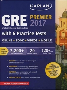 کتاب کاپلان جی ار ای پریمیر Kaplan GRE Premier 2017