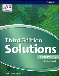 کتاب سولوشن المنتری ویرایش سوم Solutions Elementary 3rd Edition (کتاب دانش آموز کتاب کار و فایل صوتی) با تخفیف 50 درصد