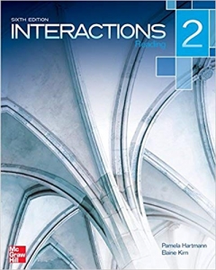 کتاب آموزش زبان ریدینگ, اینتراکشن ریدینگ دو ویرایش ششم Interactions 2 Reading 6th Edition