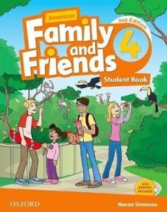 کتاب زبان کودکان آمریکن فمیلی اند فرندز چهار ویرایش دوم American Family and Friends 4 (2nd)+CD(سایز بزرگ)