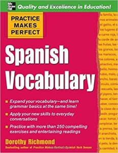کتاب زبان لغت اسپانیایی Practice Makes Perfect: Spanish Vocabulary