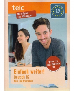کتاب زبان آلمانی تلک telc b2 einfach weiter رنگی