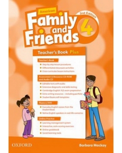 کتاب معلم فمیلی اند فرندز American Family and Friends 4 (2nd) Teachers book+CD