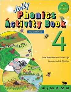 کتاب جولی فونیکس 4 Jolly Phonics (اکتیویتی بوک به همراه ورک بوک)