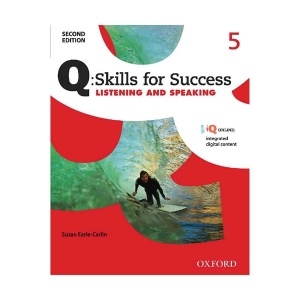 کتاب کیو اسکیلز فور سکسز ویرایش دوم  Q Skills for Success 5 Listening and Speaking 2nd