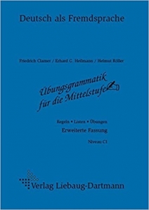 کتاب زبان آلمانی Ubungsgrammatik fur die Mittelstufe Niveau C1 (دارتمن آبی)