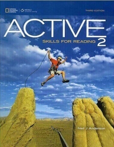 کتاب زبان اکتیو اسکیلز فور ریدینگ دو ویرایش سوم ACTIVE Skills for Reading 2 3rd [سایز کوچک A5 تمام رنگی]