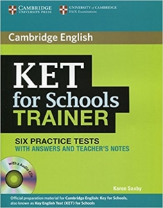 کتاب کمبریج انگلیش Cambridge English KET For Schools Trainer +CD