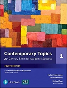 کتاب کانتمپرری تاپیک ویرایش چهارم Contemporary Topics 4th 1