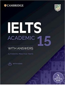 کتاب آزمون آیلتس کمبریج آکادمیک Cambridge English IELTS 15 Academic + CD با تخفیف 50 درصد