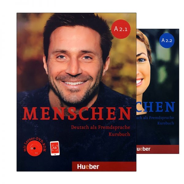 پک دوجلدی کتاب آموزش زبان آلمانی منشن Menschen A2