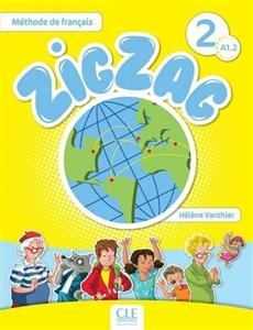 کتاب زبان فرانسوی Zigzag 2-Niveau A1.2+Cahier+CD