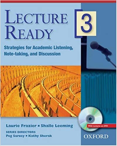 کتاب لکچر ردی Lecture Ready 3 Strategies for Academic 