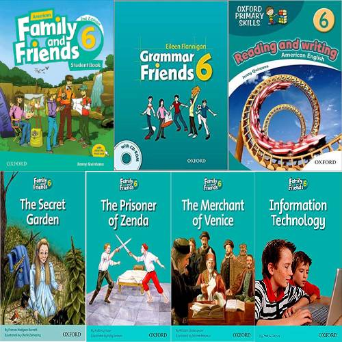 پک کامل کتاب زبان فمیلی اند فرندز Family and Friends 6 (لهجه امریکن)