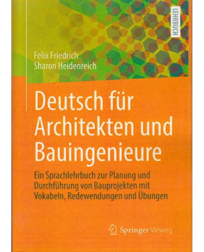 کتاب زبان آلمانی deutsch fur architekten und bauingenieure