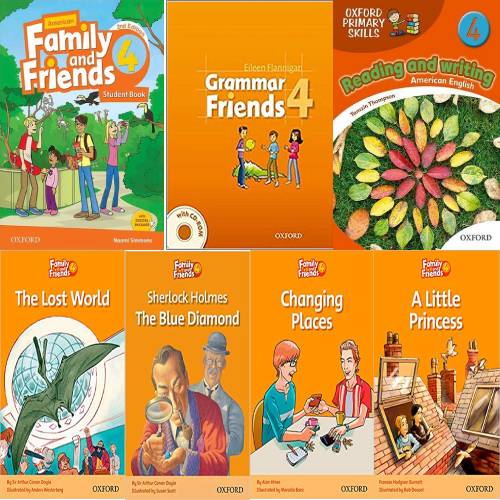 پک کامل کتاب زبان فمیلی اند فرندز Family and Friends 4 (لهجه امریکن) 