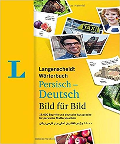 کتاب زبان آلمانی Langenscheidt Wörterbuch Persisch-Deutsch Bild für Bild