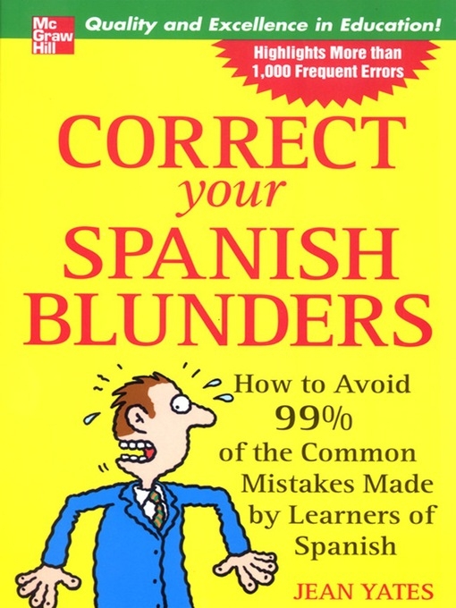 کتاب زبان اسپانیایی کارکت یور اسپنیش correct your spanish blunders