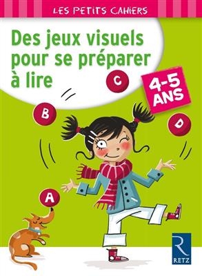 کتاب زبان فرانسوی Des jeux visuels pour se preparer a lire 4-5 ans