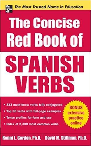 کتاب زبان The Concise Red Book of Spanish Verbs