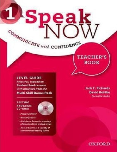 کتاب زبان معلم اسپیک نو Speak Now 1 Teachers book