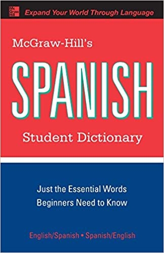 کتاب زبان دیکشنری اسپانیایی McGraw-Hill's Spanish Student Dictionary