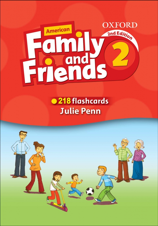 فلش کارت امریکن فمیلی اند فرندز دو ویرایش دوم Flashcards American Family and Friends 2 Second Edition