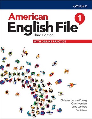 امریکن انگلیش فایل 1 ویرایش سوم American English File 3rd 1 (کتاب دانش آموز به همراه کتاب کار) 