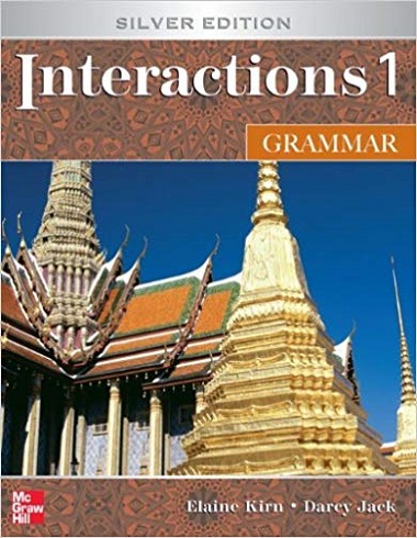 کتاب زبان اینتراکشن گرامر Interactions 1 Grammar Silver Edition