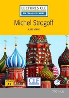 کتاب زبان فرانسوی Michel Strogoff - Niveau 1/A1+CD 