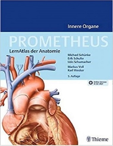 کتاب آلمانی PROMETHEUS Innere Organe LernAtlas Anatomie (سیاه سفید)