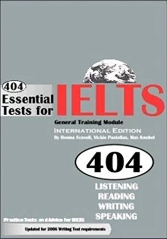 کتاب زبان 404 اسنشیال تست فور آیلتس جنرال 404 Essential Test For IELTS General
