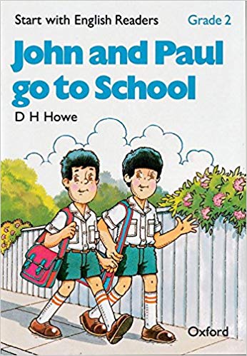 کتاب زبان استارت ویت ریدرز Start with English Readers. Grade 2: John and Paul go to School 