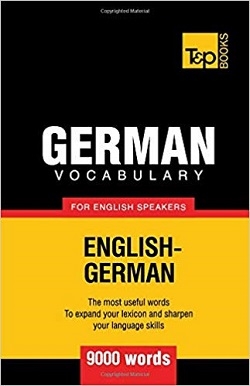 کتاب زبان آلمانی  German vocabulary for English speakers - 9000 words