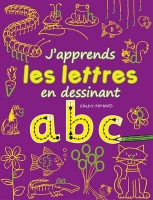کتاب زبان فرانسوی J'apprends les lettres en dessinant : abc